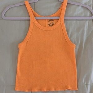 Urban Outfitters Vibrant Orange Tank Top